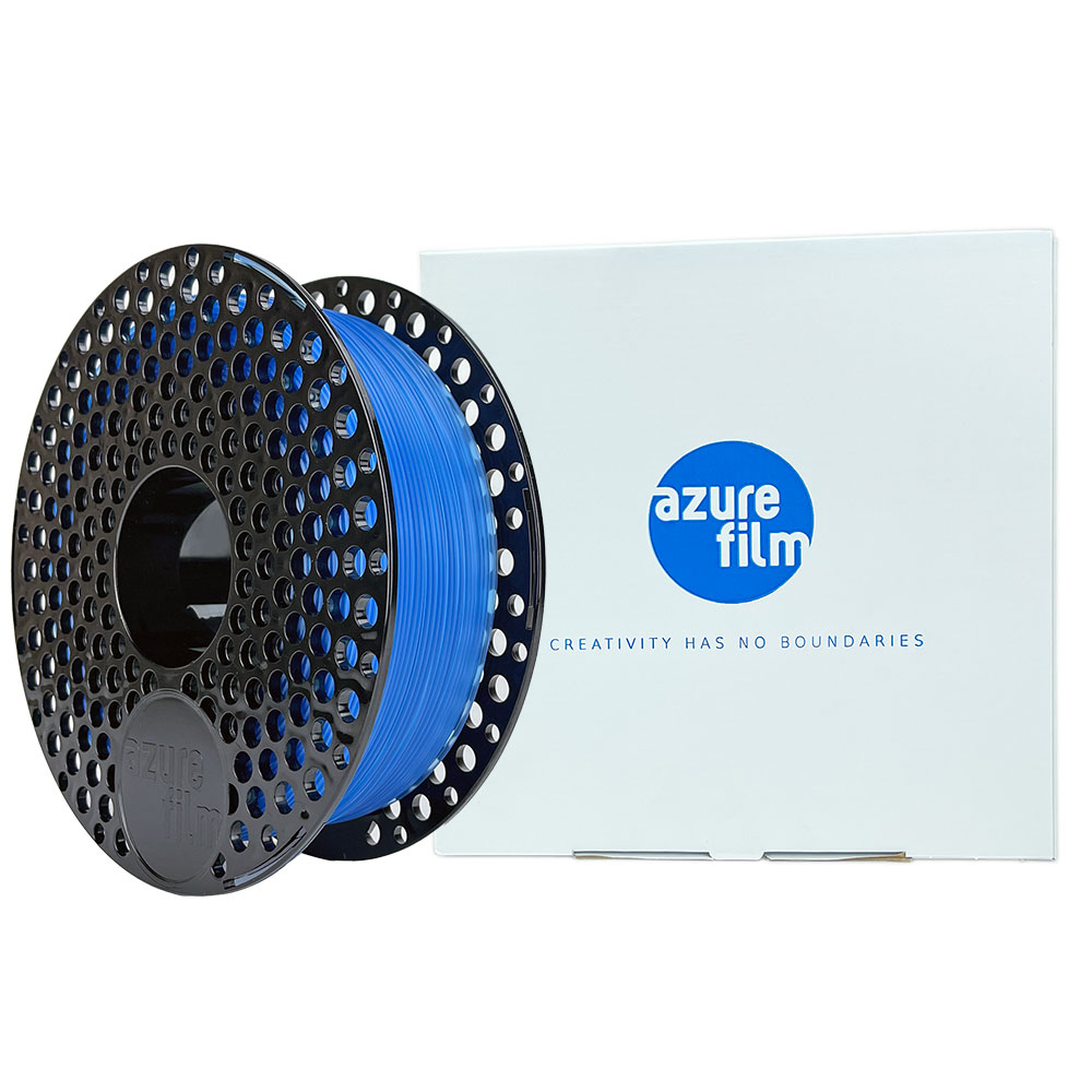 Azurefilm PLA Blue Transparent 1,75 mm 1kg 2 Azurefilm PLA Blue Transparent 1,75 mm 1kg - Billede 2