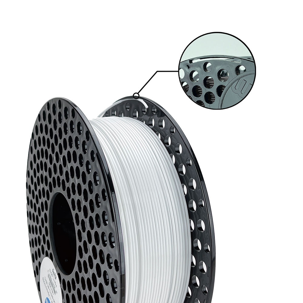 Azurefilm PETG White 1,75 mm 1kg 2 Azurefilm PETG White 1,75 mm 1kg - Billede 2