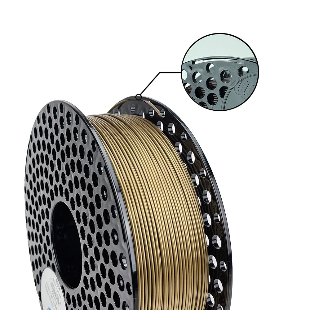 Azurefilm PLA Gold 1,75 mm 1kg 3 Azurefilm PLA Gold 1,75 mm 1kg - Billede 3