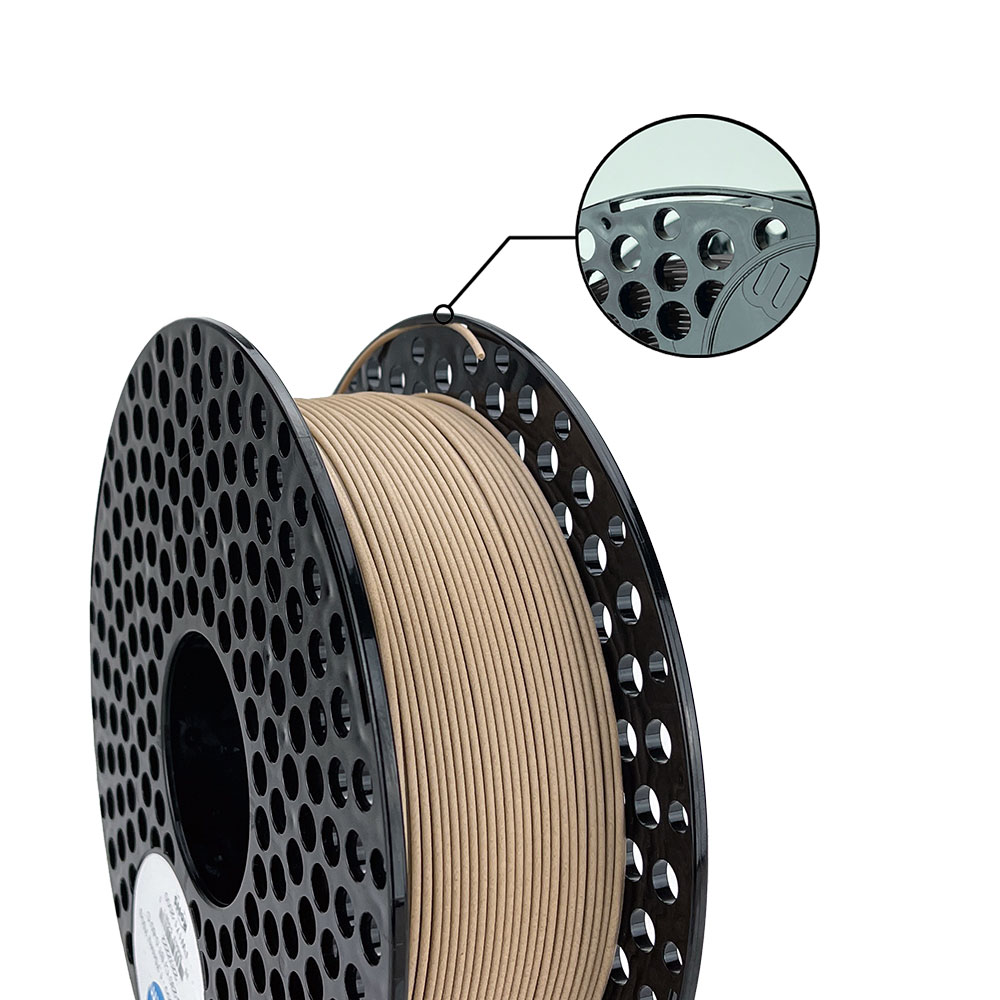 Azurefilm PLA Bamboo 1,75 mm 0.75kg 5 Azurefilm PLA Bamboo 1,75 mm 0.75kg - Billede 5