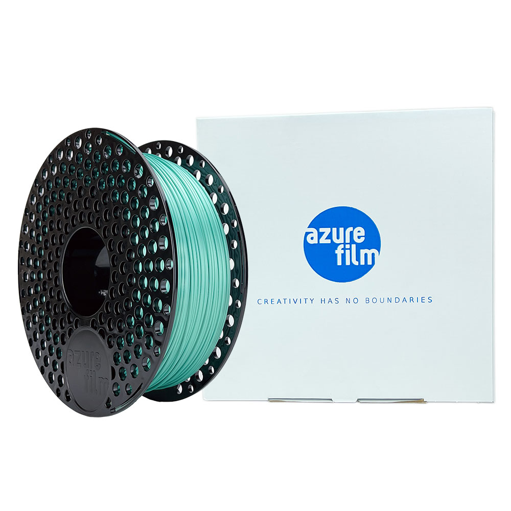 Azurefilm Silk Turquoise Blue 1kg 1,75 mm 2 Azurefilm Silk Turquoise Blue 1kg 1,75 mm - Billede 2
