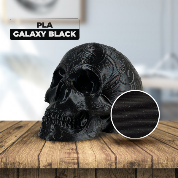 Azurefilm PLA Galaxy Black 1,75 mm 1kg 3 Azurefilm PLA Galaxy Black 1,75 mm 1kg - Billede 3
