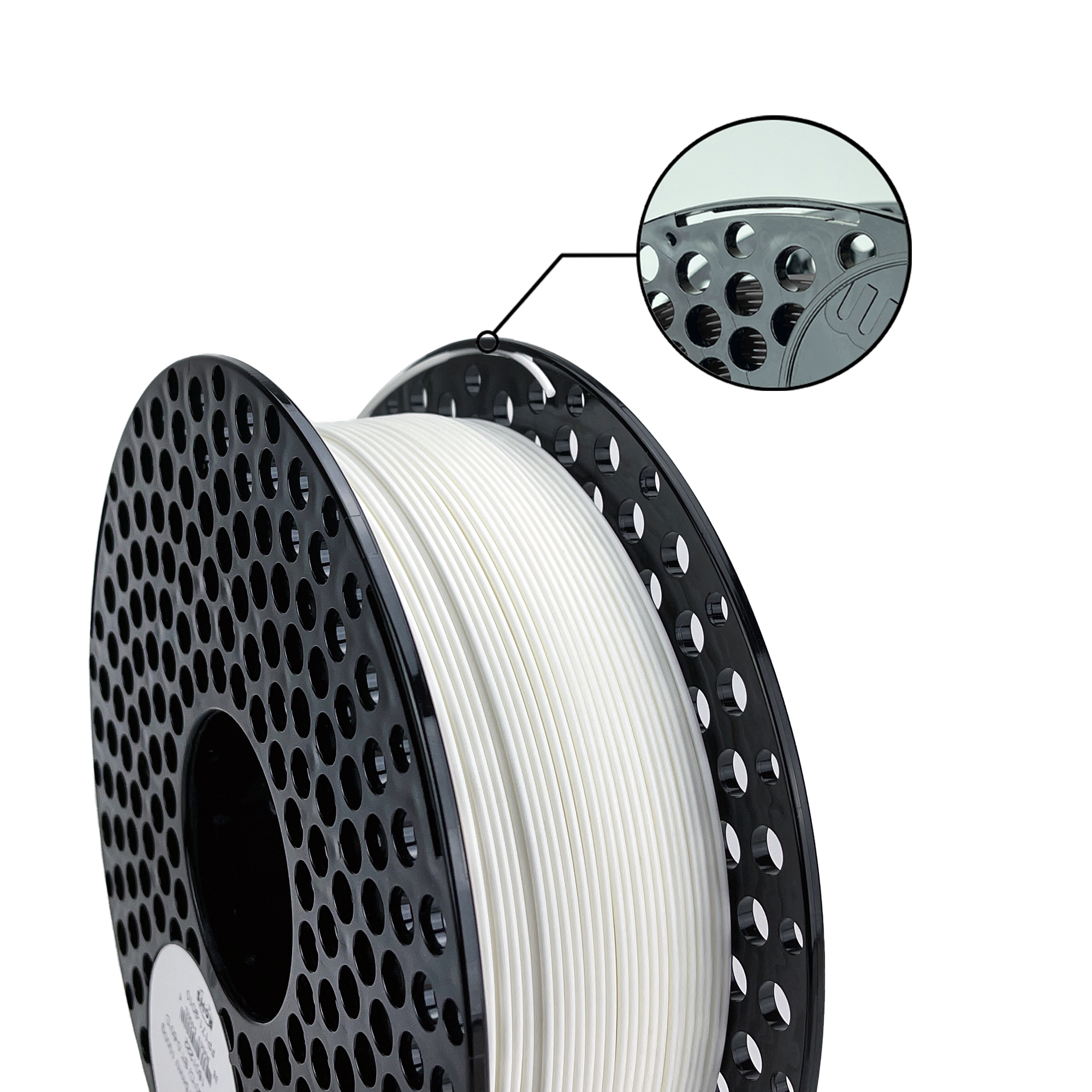 Azurefilm ASA Filament White 1,75 mm 1kg 3 Azurefilm ASA Filament White 1,75 mm 1kg - Billede 3