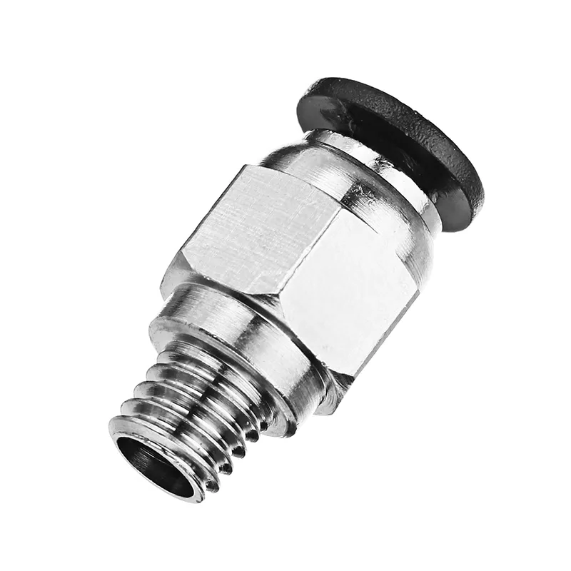 PC4-M6 Push Fittings til PTFE tube hvor slangen kan komme helt igennem 2 PC4-M6 Push Fittings til PTFE tube hvor slangen kan komme helt igennem - Billede 2