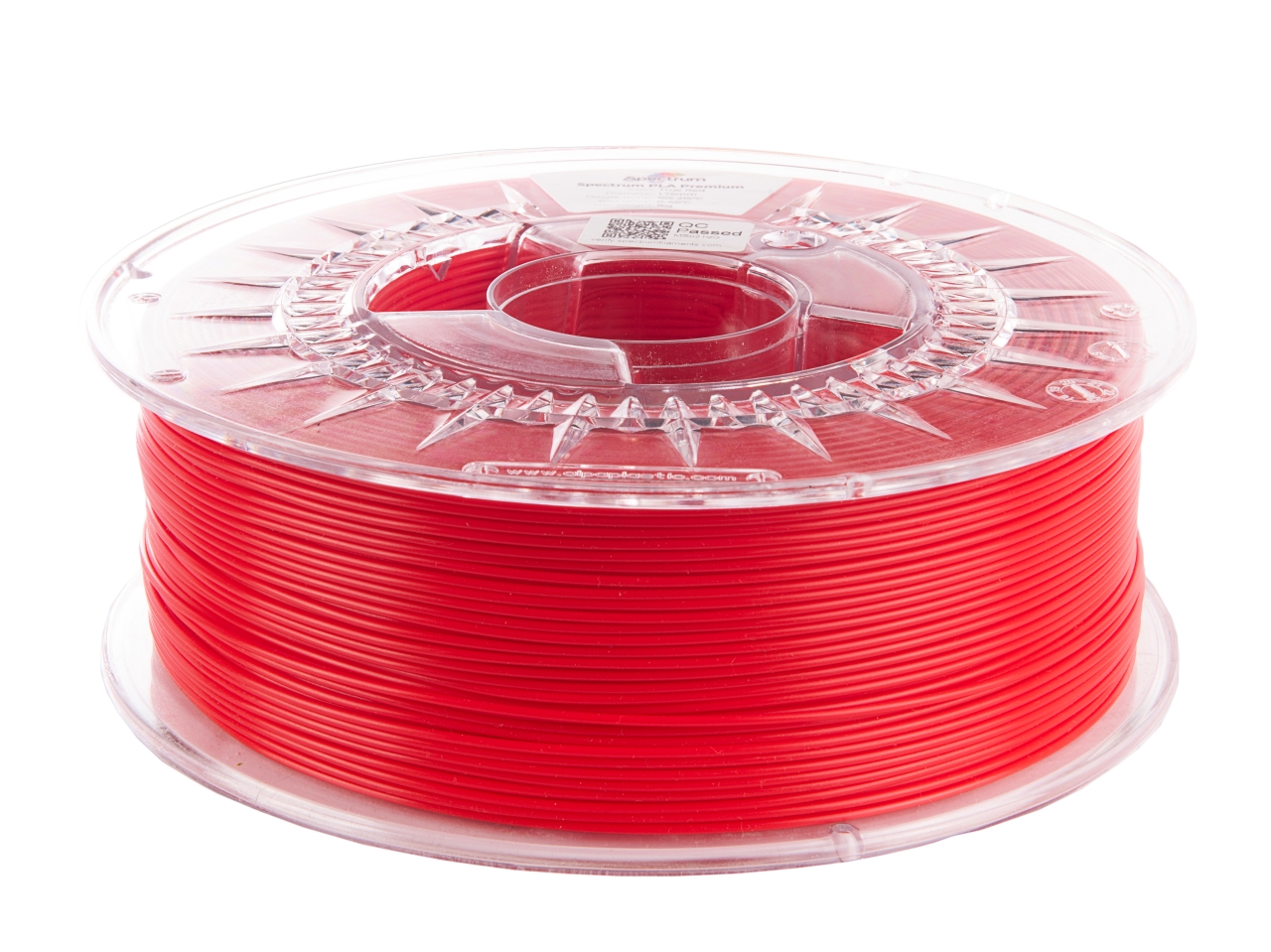 Spectrum Filaments PLA TRUE RED 1kg 1.75mm 2 Spectrum Filaments PLA TRUE RED 1kg 1.75mm - Billede 2