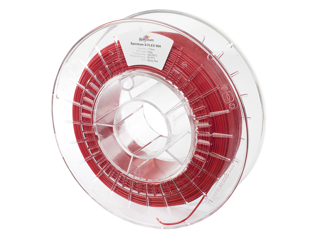 Spectrum Filaments TPU S-Flex 98A BLOODY RED 500g 1.75mm 1 Spectrum Filaments TPU S-Flex 98A BLOODY RED 500g