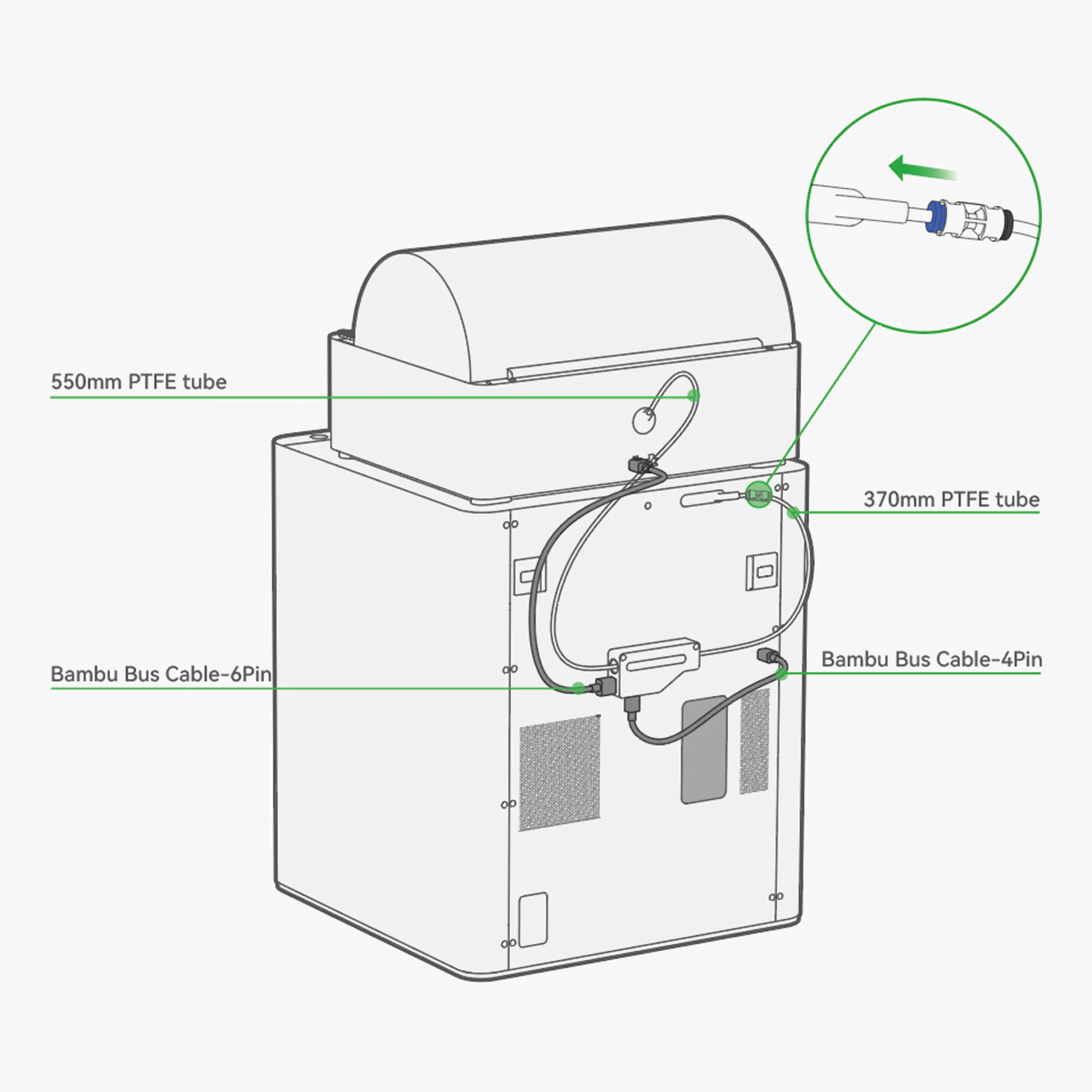 Bambu Lab Filament Buffer X1 Series and P1 Series 4 Bambu Lab Filament Buffer X1 Series and P1 Series - Billede 4