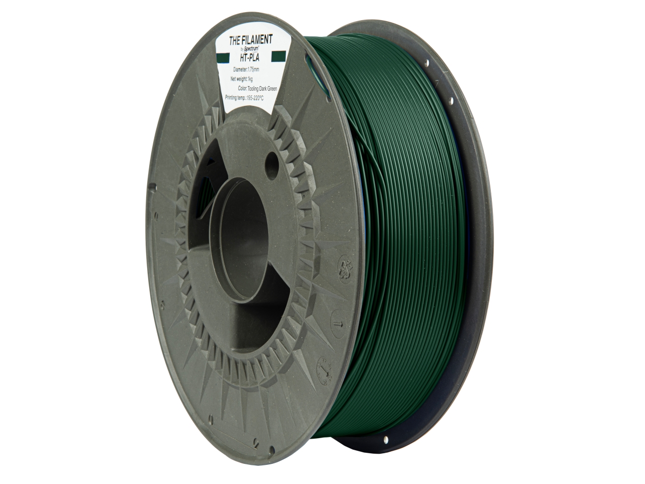 The Filament HT-PLA Tooling Dark Green 1kg 1.75mm 3 The Filament HT-PLA Tooling Dark Green 1kg 1.75mm - Billede 3