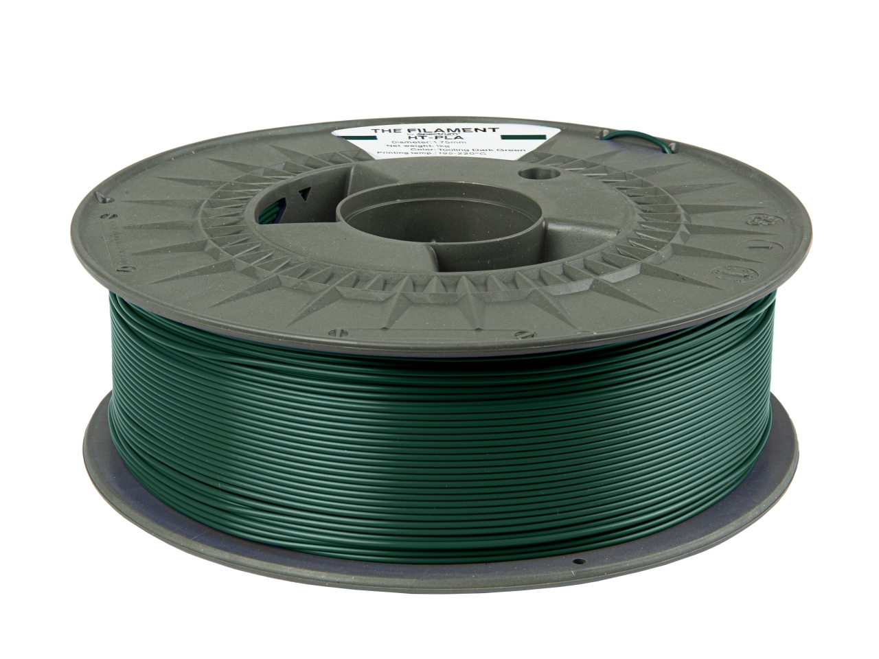 The Filament HT-PLA Tooling Dark Green 1kg 1.75mm 2 The Filament HT-PLA Tooling Dark Green 1kg 1.75mm - Billede 2