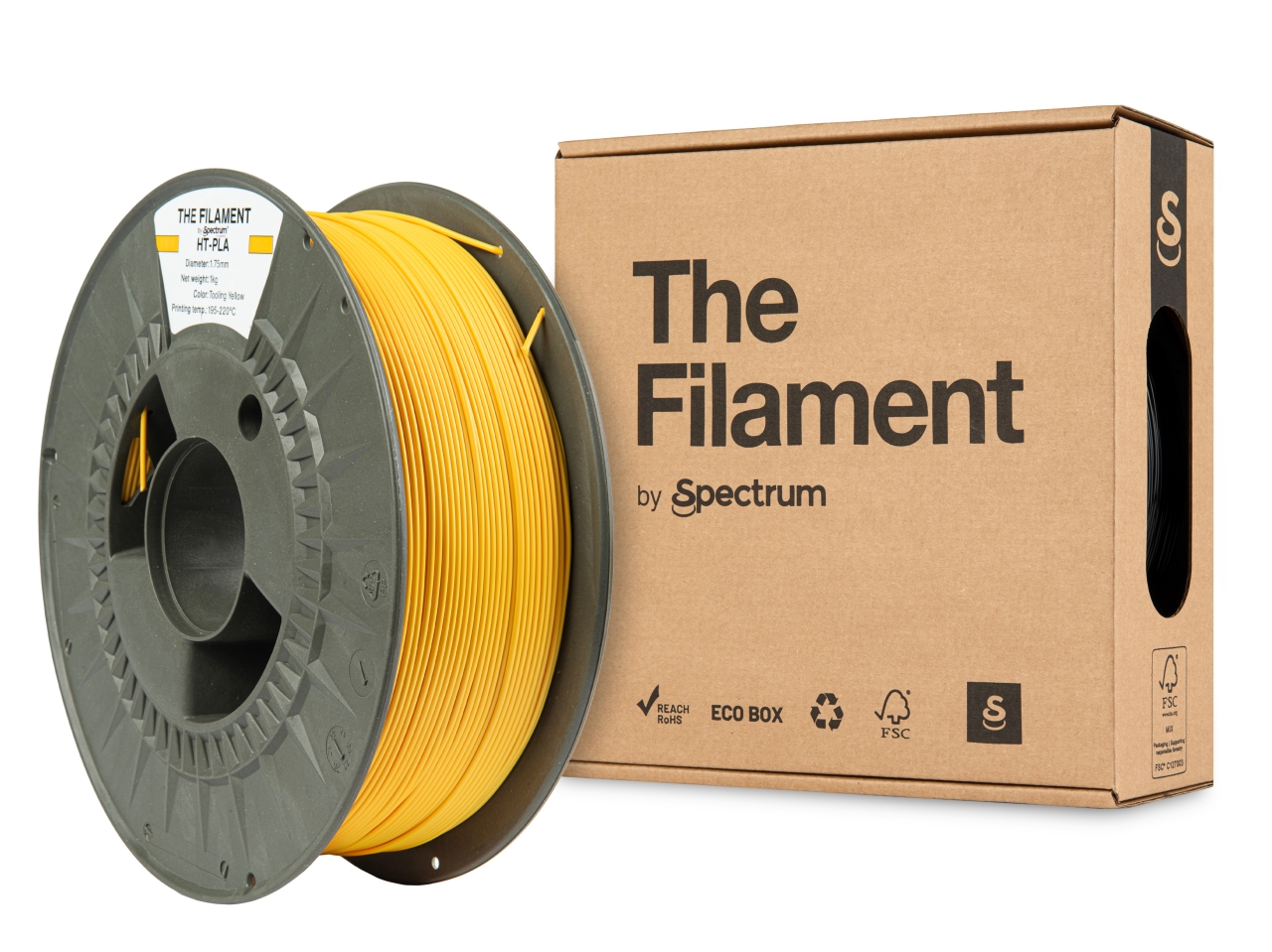 The Filament HT-PLA Tooling Yellow 1kg 1.75mm 1 The Filament HT-PLA Tooling Yellow