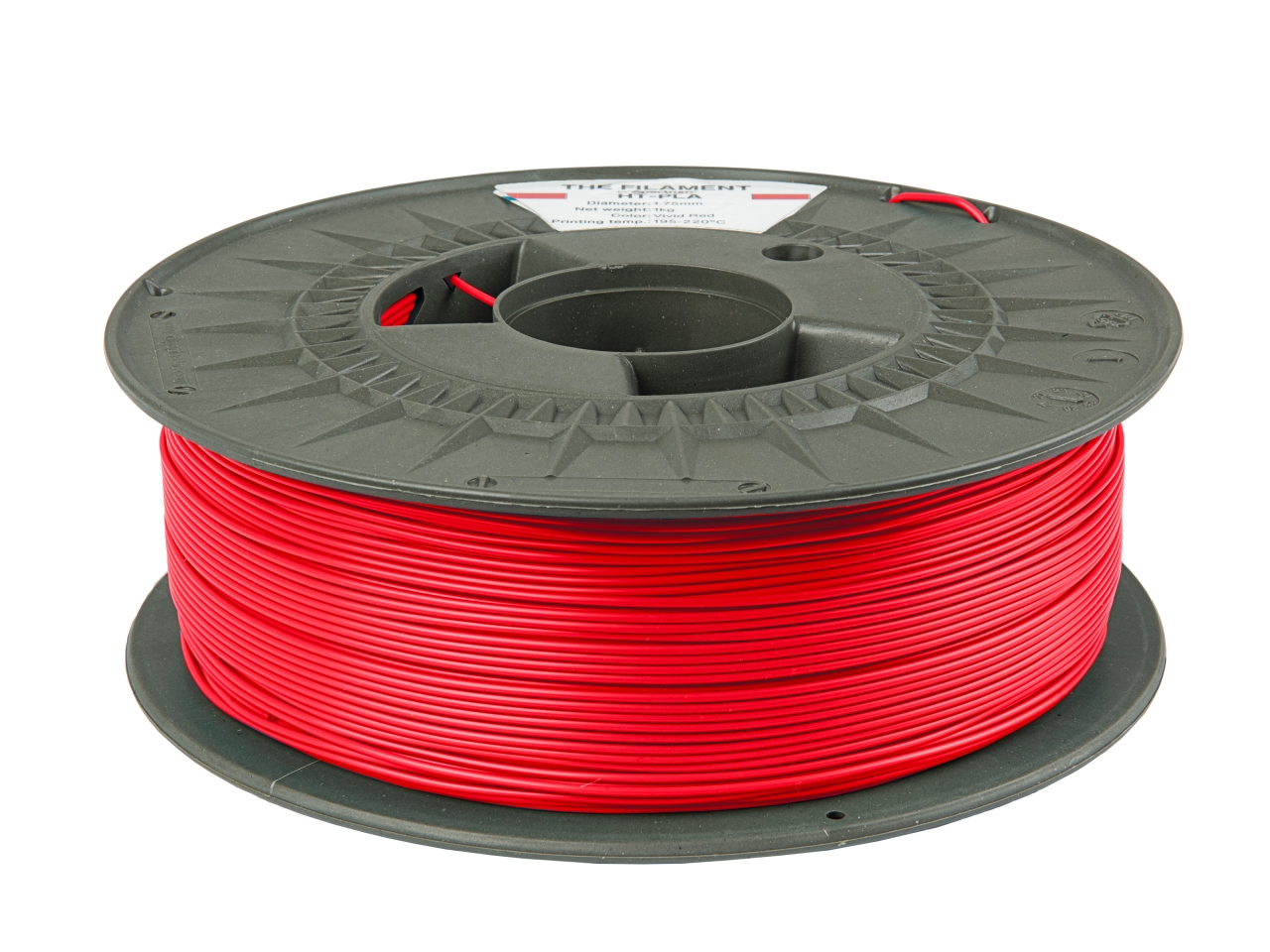 The Filament HT-PLA Vivid Red 1kg 1.75mm 3 The Filament HT-PLA Vivid Red 1kg 1.75mm - Billede 3
